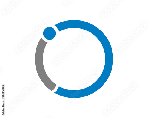 i circle io logo template