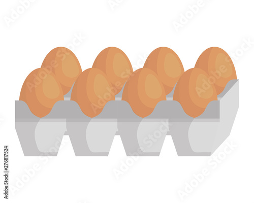 eggs carton packing healthy food