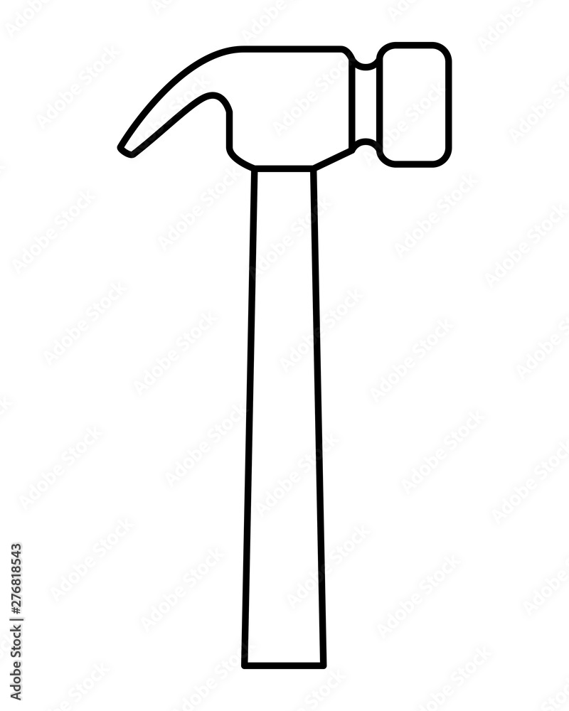 hammer metal tool isolated icon hammer metal tool isolated icon