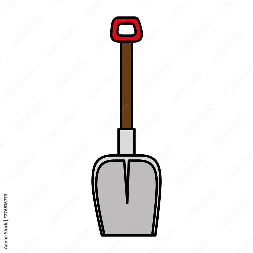 shovel metal tool isolated icon shovel metal tool isolated icon