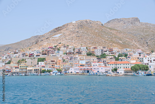 View of Kalymnos in Greece