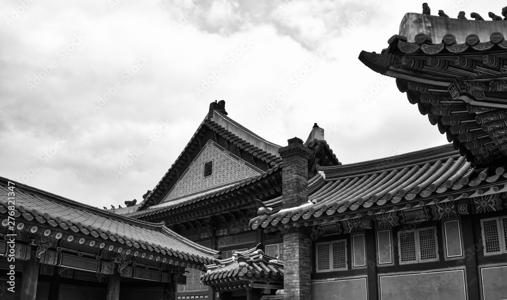 한국의 전통궁전 창덕궁, 흑백사진