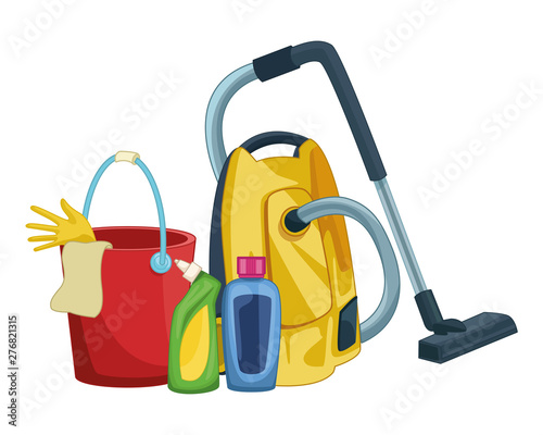 cleaning and hygiene equipment icons