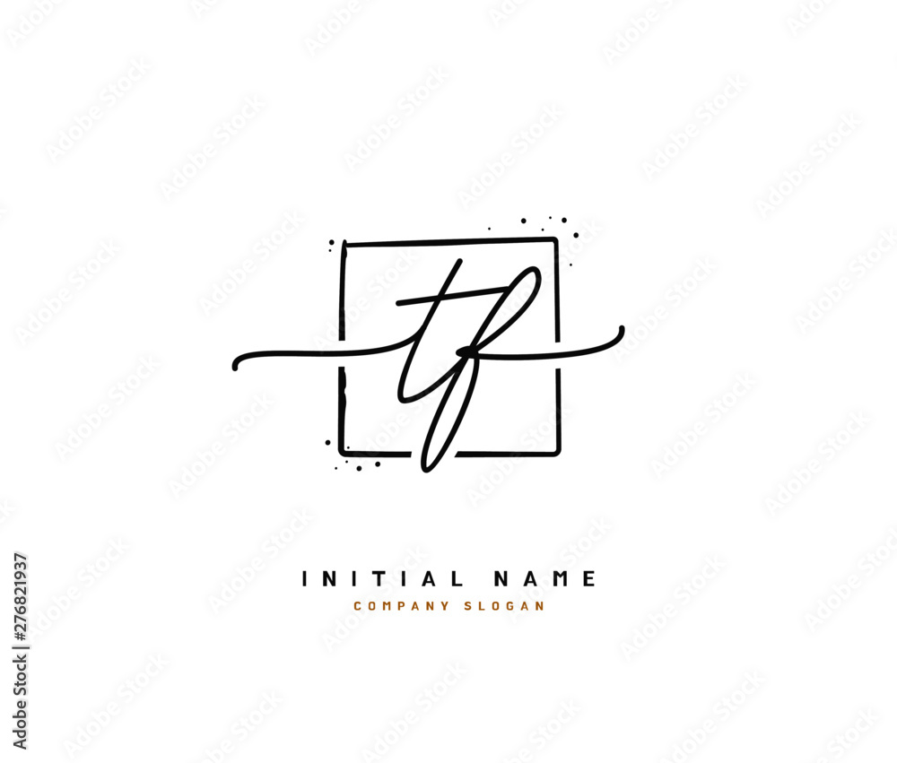 T F TF Beauty vector initial logo, handwriting logo of initial signature, wedding, fashion, jewerly, boutique, floral and botanical with creative template for any company or business. T F TF Beauty vector initial logo, handwriting logo of initial signature, wedding, fashion, jewerly, boutique, floral and botanical with creative template for any company or business.