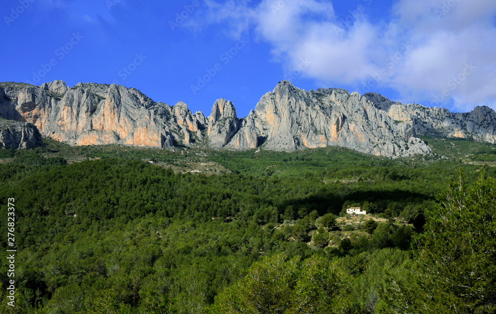 Obraz premium Room With a View in Guadalest Valley