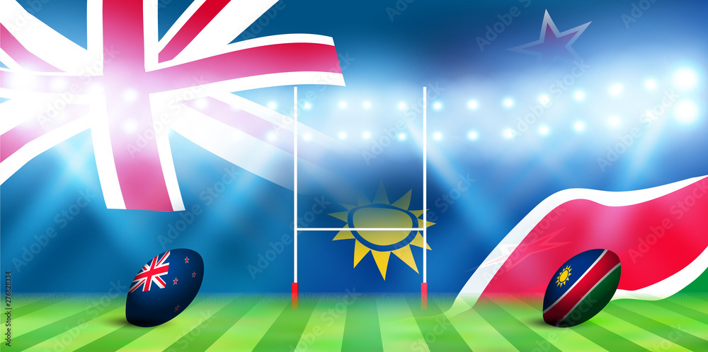 ラグビー ニュージーランド ナミビア 国旗 Stock ベクター Adobe Stock ラグビー ニュージーランド ナミビア 国旗 Stock ベクター Adobe Stock
