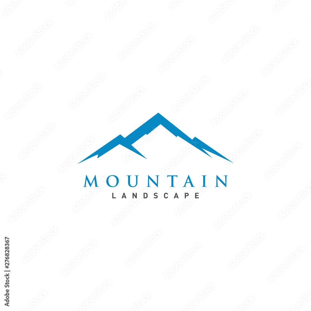 Mountain or hill or Peak logo Mountain or hill or Peak logo