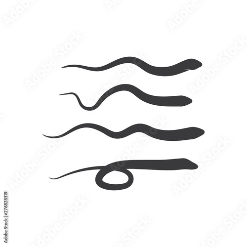 Snake logo vector
