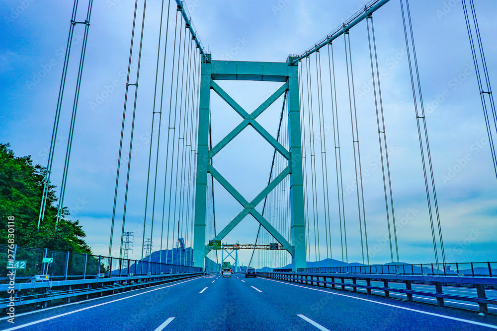 Naklejka premium 関門海峡