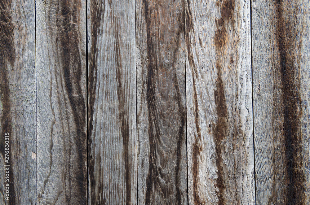 Fototapeta premium texture of old wood brown and gray weathered boards