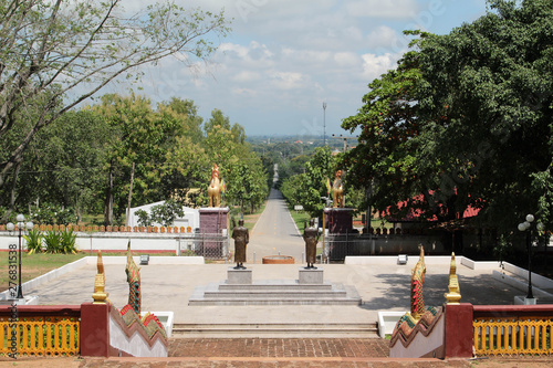 Wat Phraphutthabat Tak Pha, Pa Sang District, Lamphun, Northern Thailand. photo