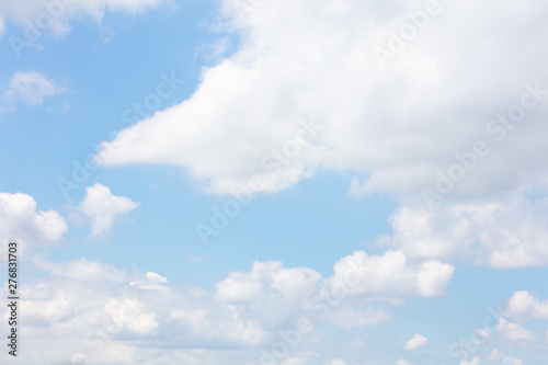 Fototapeta Naklejka Na Ścianę i Meble -  sky with a lot of white clouds