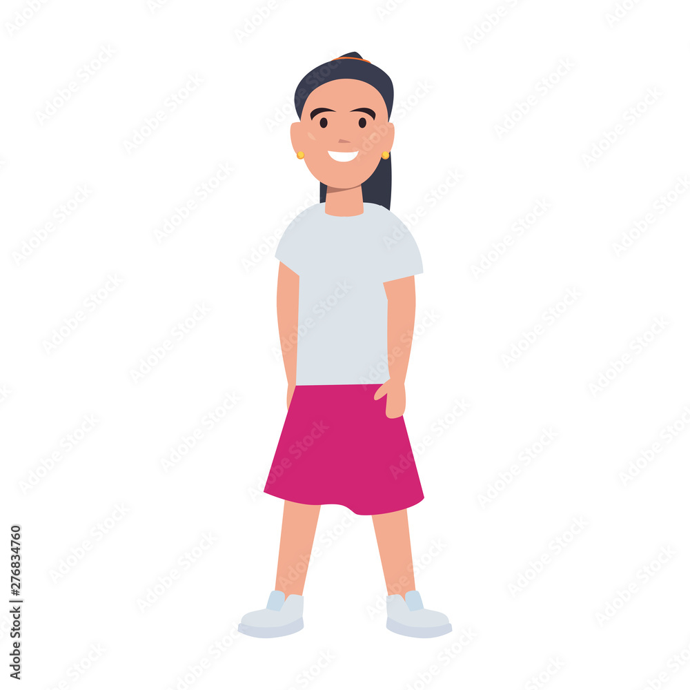 young woman in casual clothes young woman in casual clothes