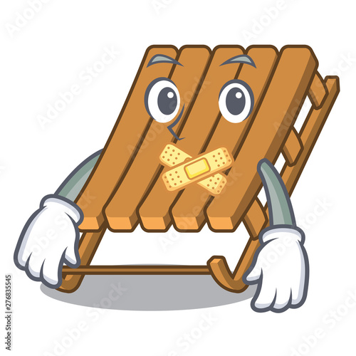 Silent ice sled isolated with the character