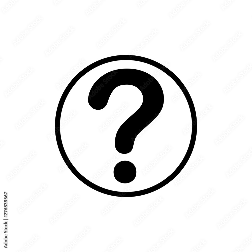 Question Mark Icon Vector Illustration - Vector Question Mark Icon Vector Illustration - Vector