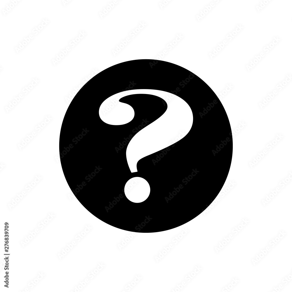 Question Mark Icon Vector Illustration - Vector Question Mark Icon Vector Illustration - Vector
