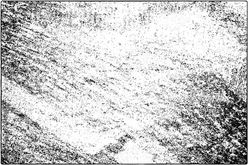 Grunge background black and white. Vector texture of scratches, chips, cracks. Monochrome gloomy pattern of the old surface.