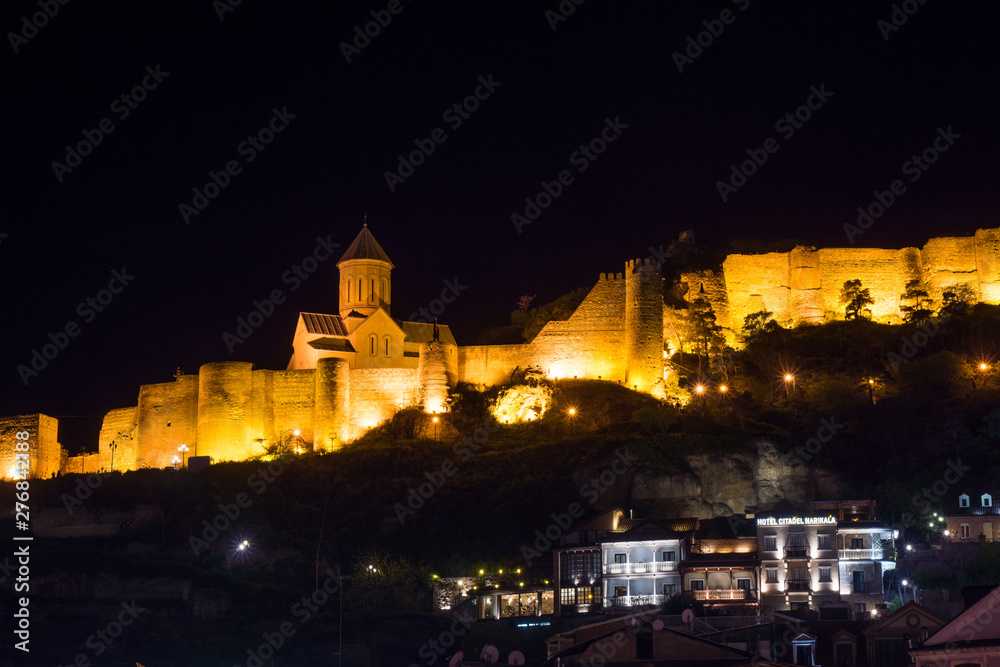 Famous castle Nariqala in Tbilisi
