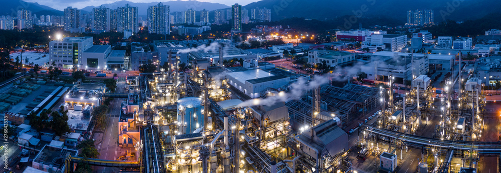  Tai Po Industrial district at night