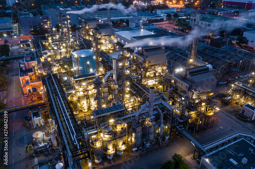 Tai Po Industrial district at night