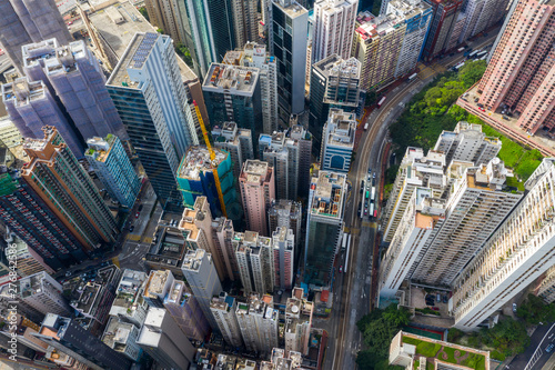  Top view of Hong Kong island photo