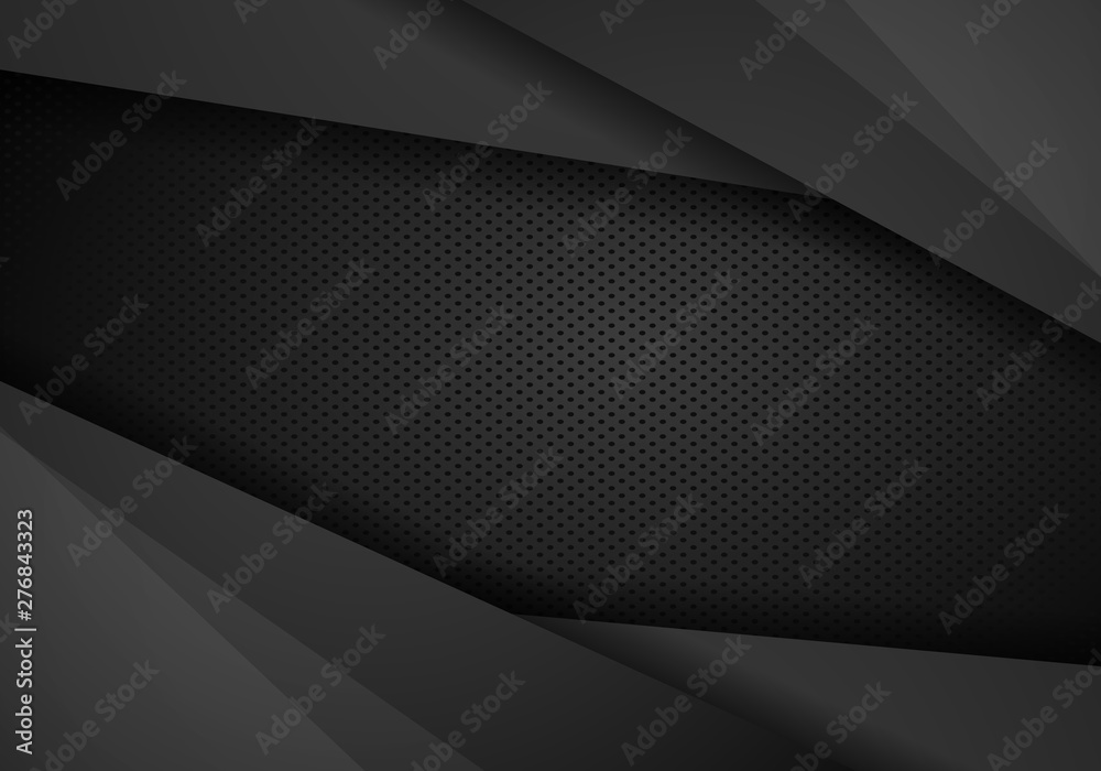 Black contrast tech arrows background. Vector illustration corporate design Black contrast tech arrows background. Vector illustration corporate design