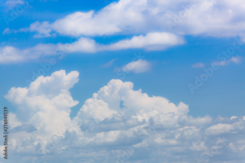 Blue sky background with cloud