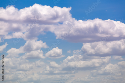 Blue sky background with cloud