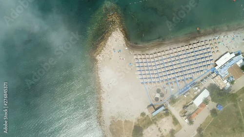 aerial view of the city of Bar under a low cloud photo