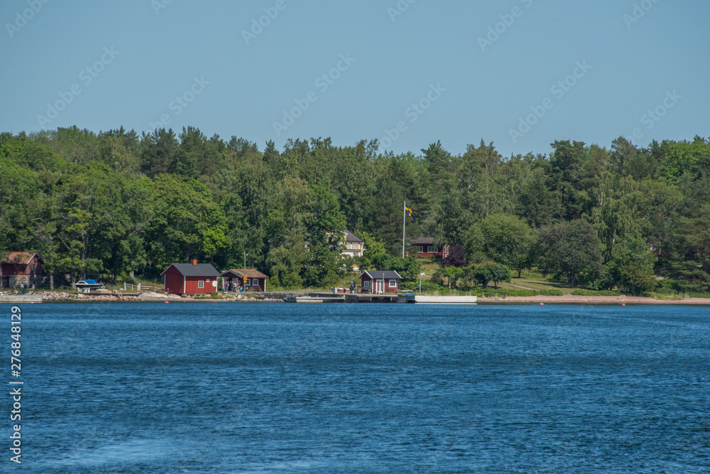 Islands in the Stockholm outer archipelago a sunny sommer day Islands in the Stockholm outer archipelago a sunny sommer day