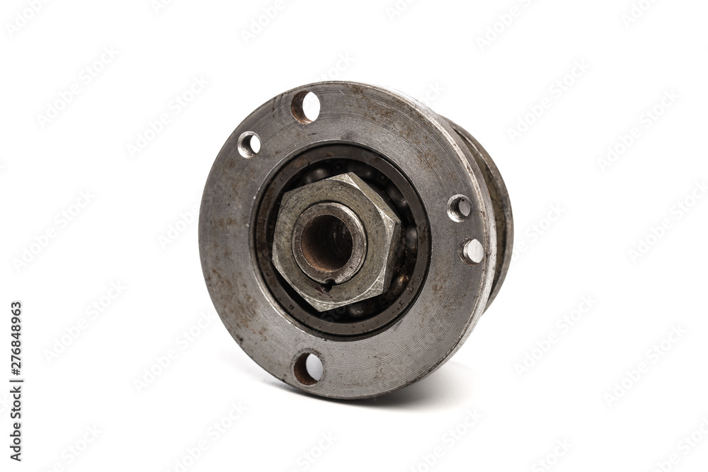 Various car parts and accessories, isolated on white background - Image Various car parts and accessories, isolated on white background - Image
