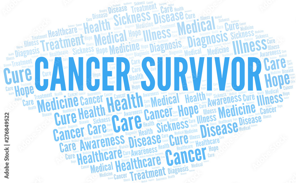 Cancer Survivor word cloud. Vector made with text only. Cancer Survivor word cloud. Vector made with text only.