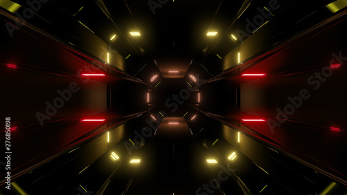 futuristic dark scifi background wallpaper background 3d render photo