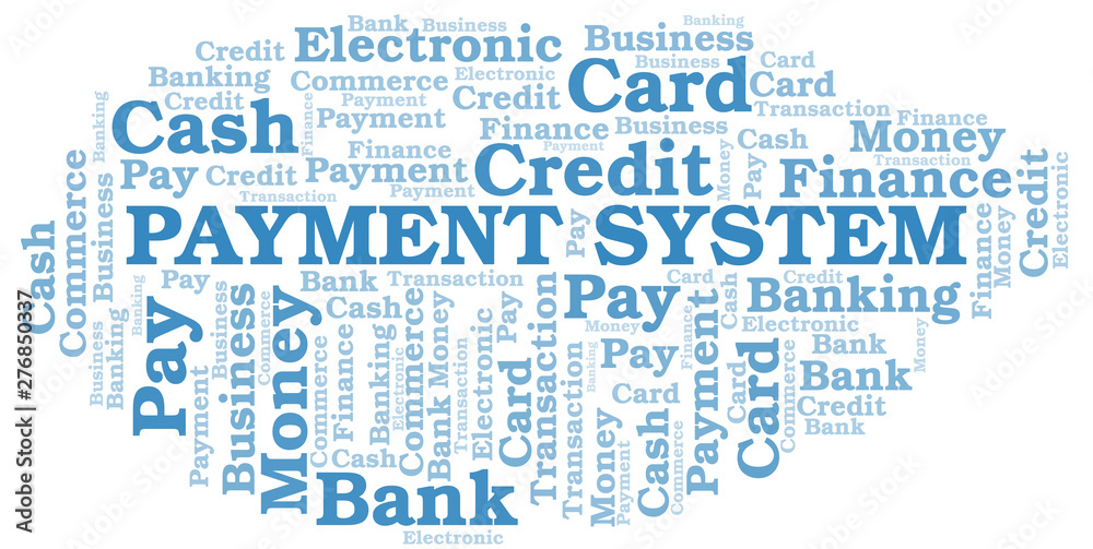 Payment System word cloud. Vector made with text only. Payment System word cloud. Vector made with text only.