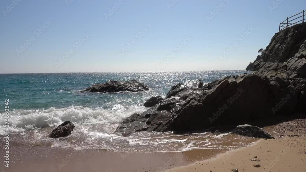 The coast of Lloret de Mar on the Costa Brava The coast of Lloret de Mar on the Costa Brava