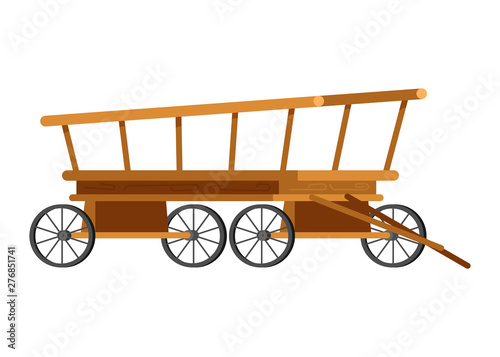 Carriage coach vector vintage transport with old wheels and antique transportation illustration set of coachman character royal for horse and chariot wagon for traveling isolated on white background