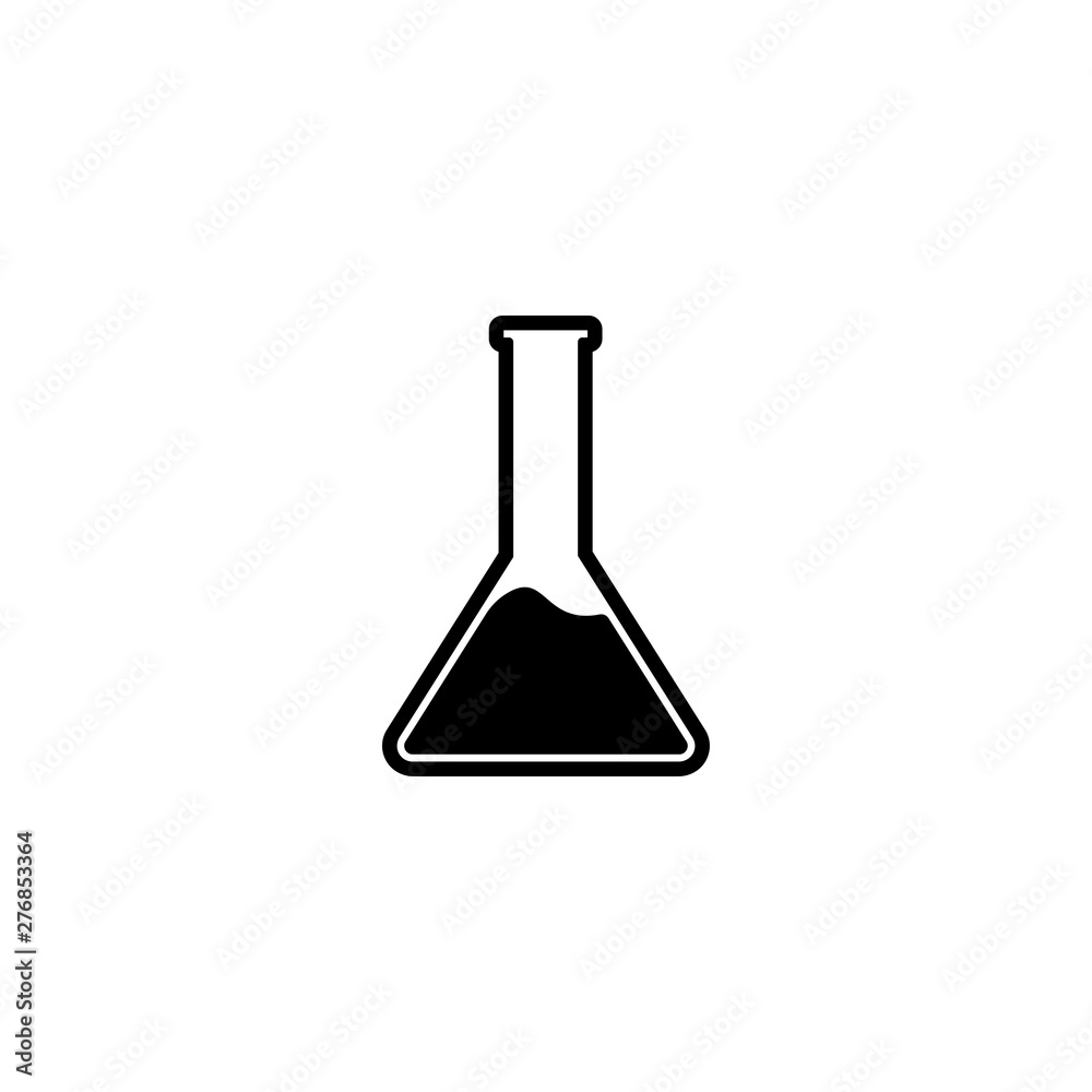 Flask Erlenmeyer Lab Icon Vector illustration - vector Flask Erlenmeyer Lab Icon Vector illustration - vector
