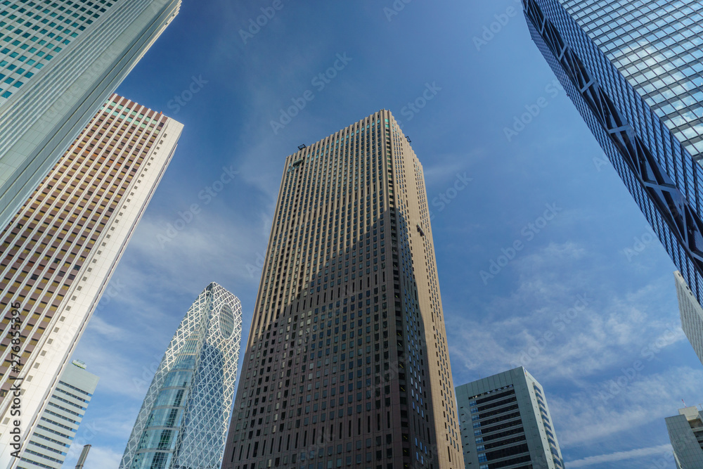 High-rise building at Shinjuku in Tokyo , Japan .