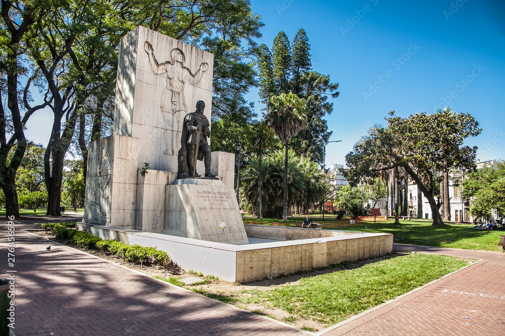 Monument at Lezama Park in  Bueno Aires. Argentina.