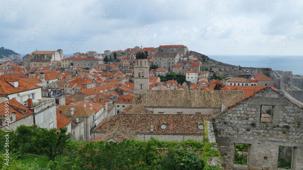 Dubrovnik Old Town panoramic view, cityscape Croatia
