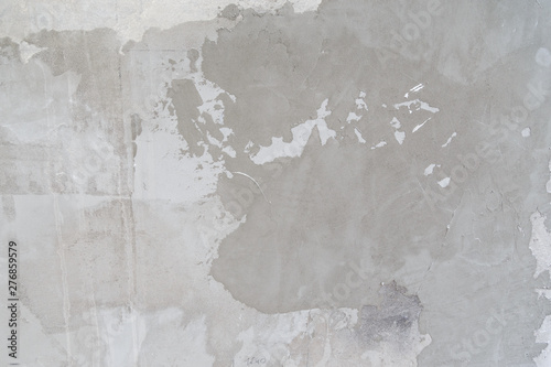 close up background and texture of cement Smooth plastered wall painted