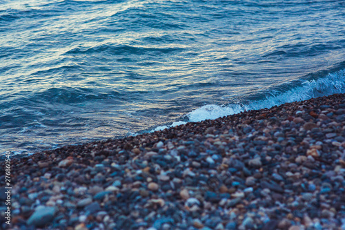 Fototapeta Naklejka Na Ścianę i Meble -  stones on the beach of the sea