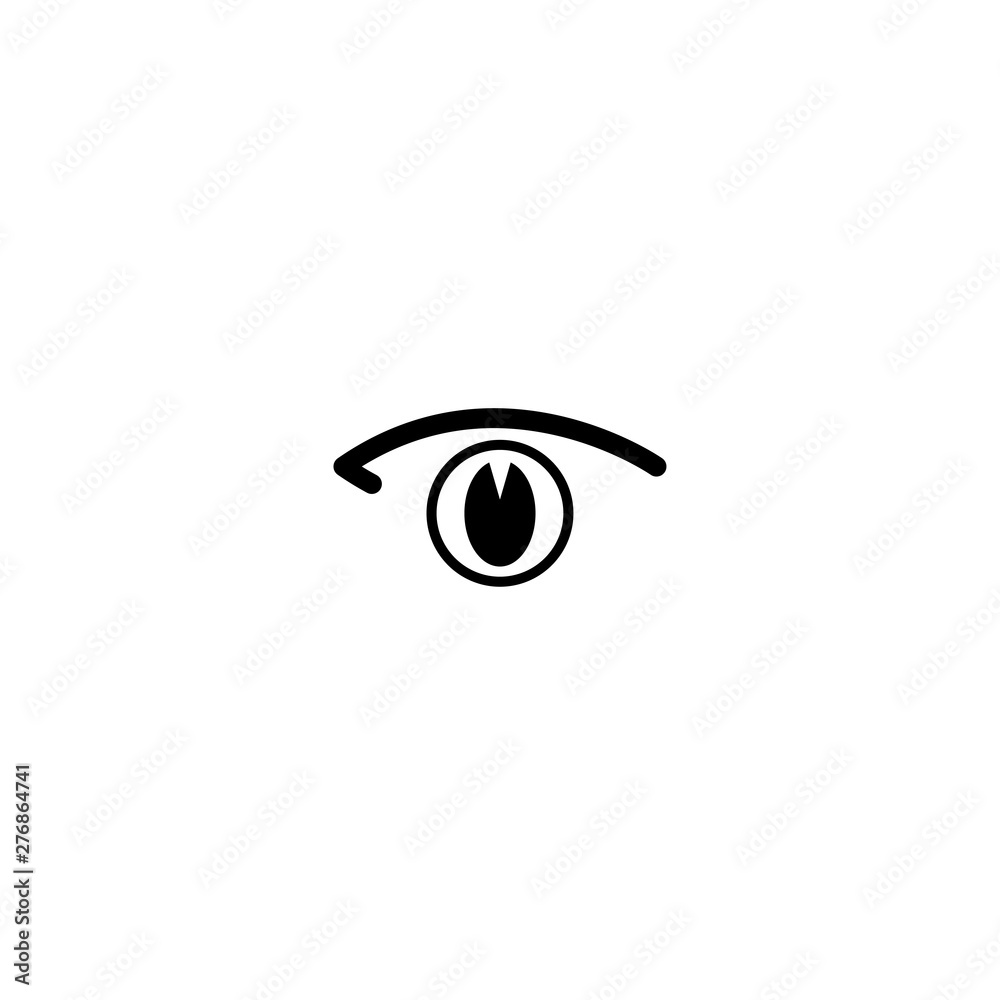 Obraz premium eye icon template vector illustration - vector