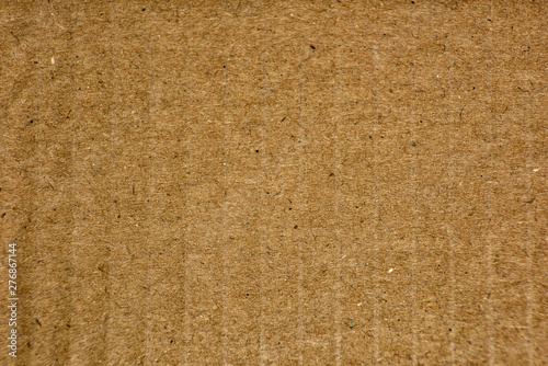Surface of corrugated cardboard is close
