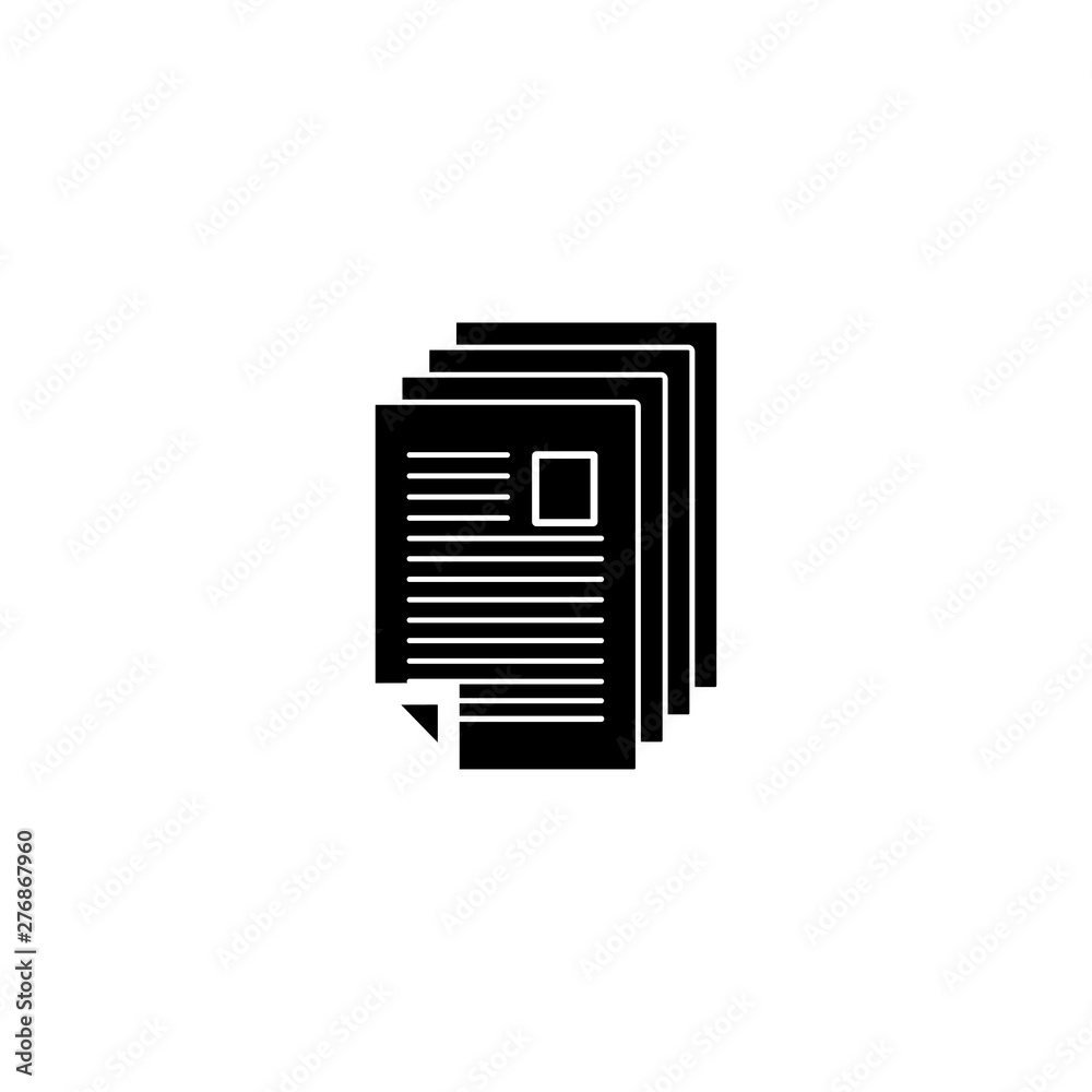 paper icon template vector illustration - vector paper icon template vector illustration - vector