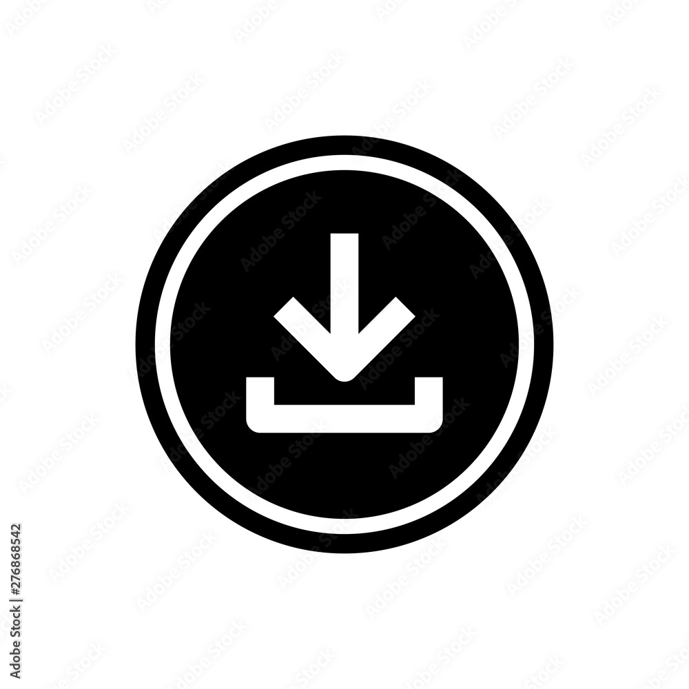 Download symbol icon vector illustration Download symbol icon vector illustration