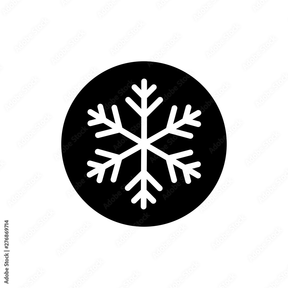 snow flake icon template vector illustration - vector snow flake icon template vector illustration - vector