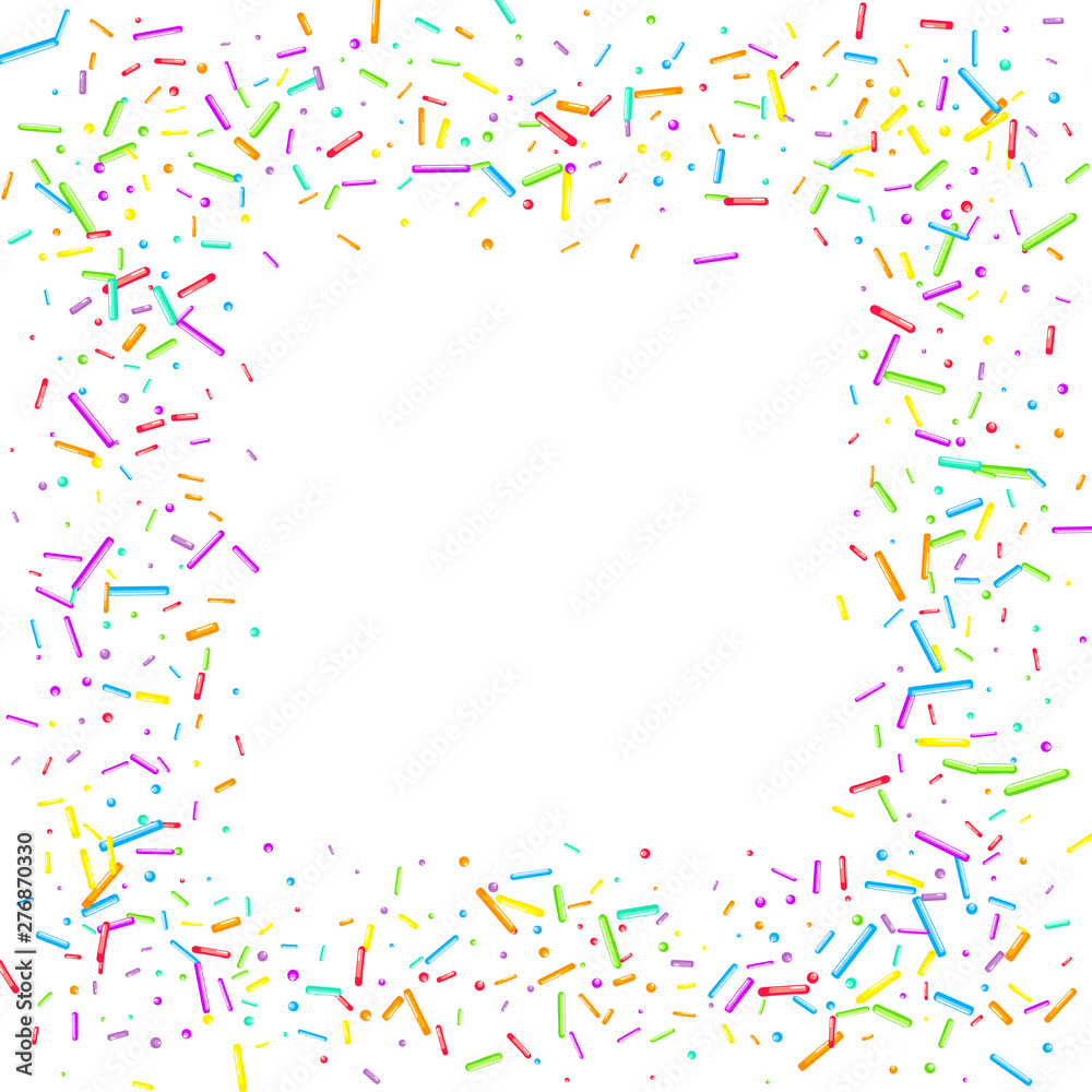 Sprinkles grainy. Cupcake donuts, dessert, party