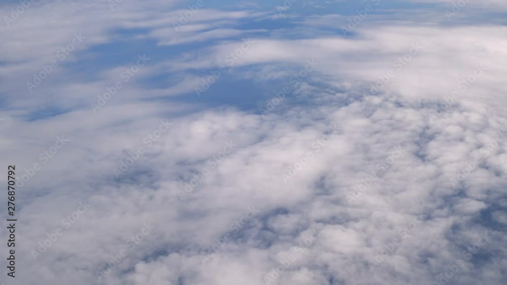 Aerial shot above the clouds in 4K Aerial shot above the clouds in 4K