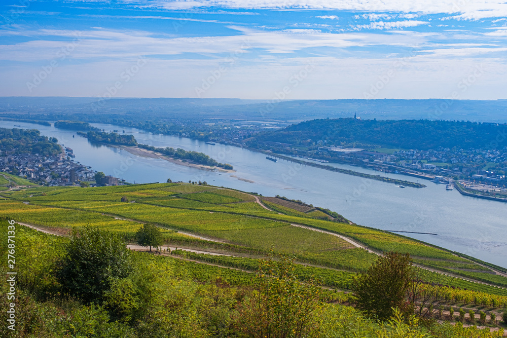 Blick auf den Rhein bei Rüdesheim
